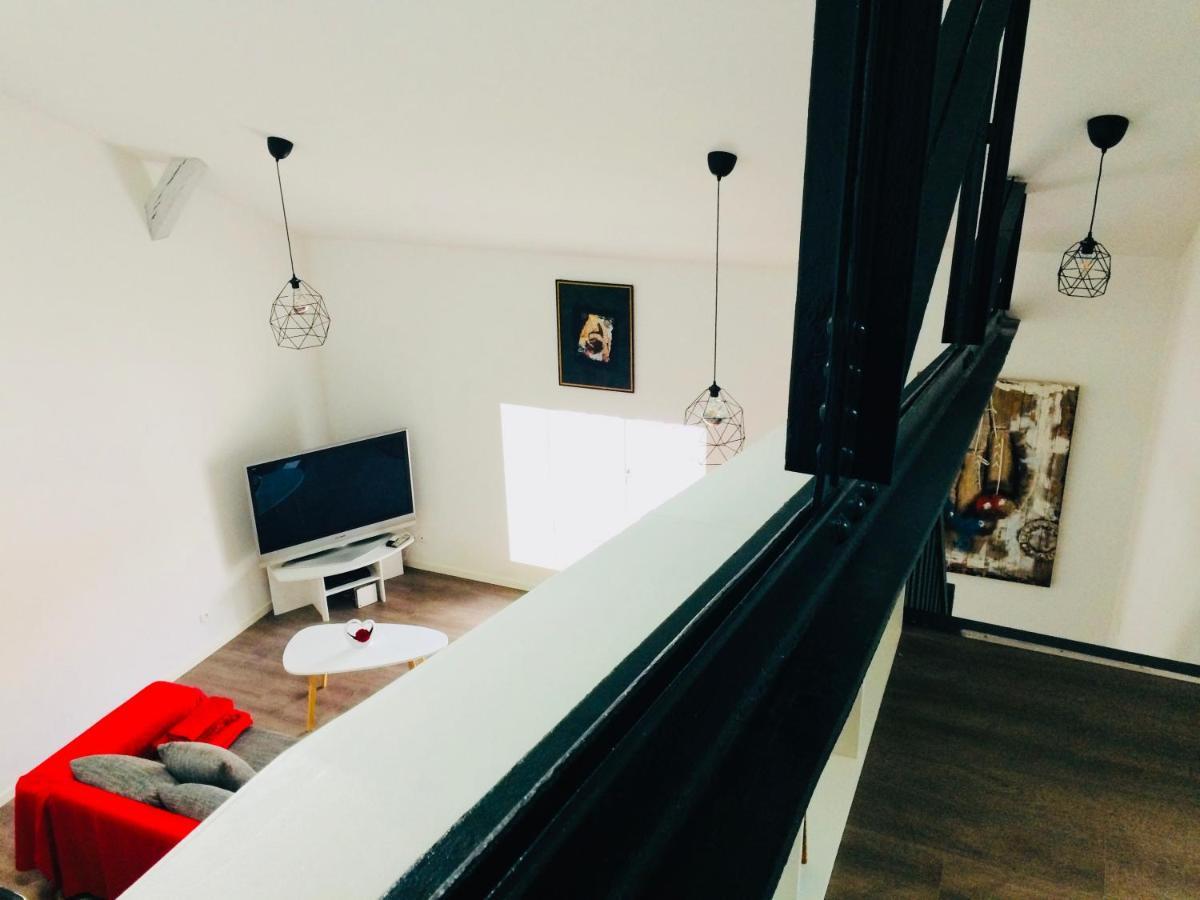 Superbe Appartement Type Loft En Duplex Rue Buat シャロン・アン・シャンパーニュ エクステリア 写真