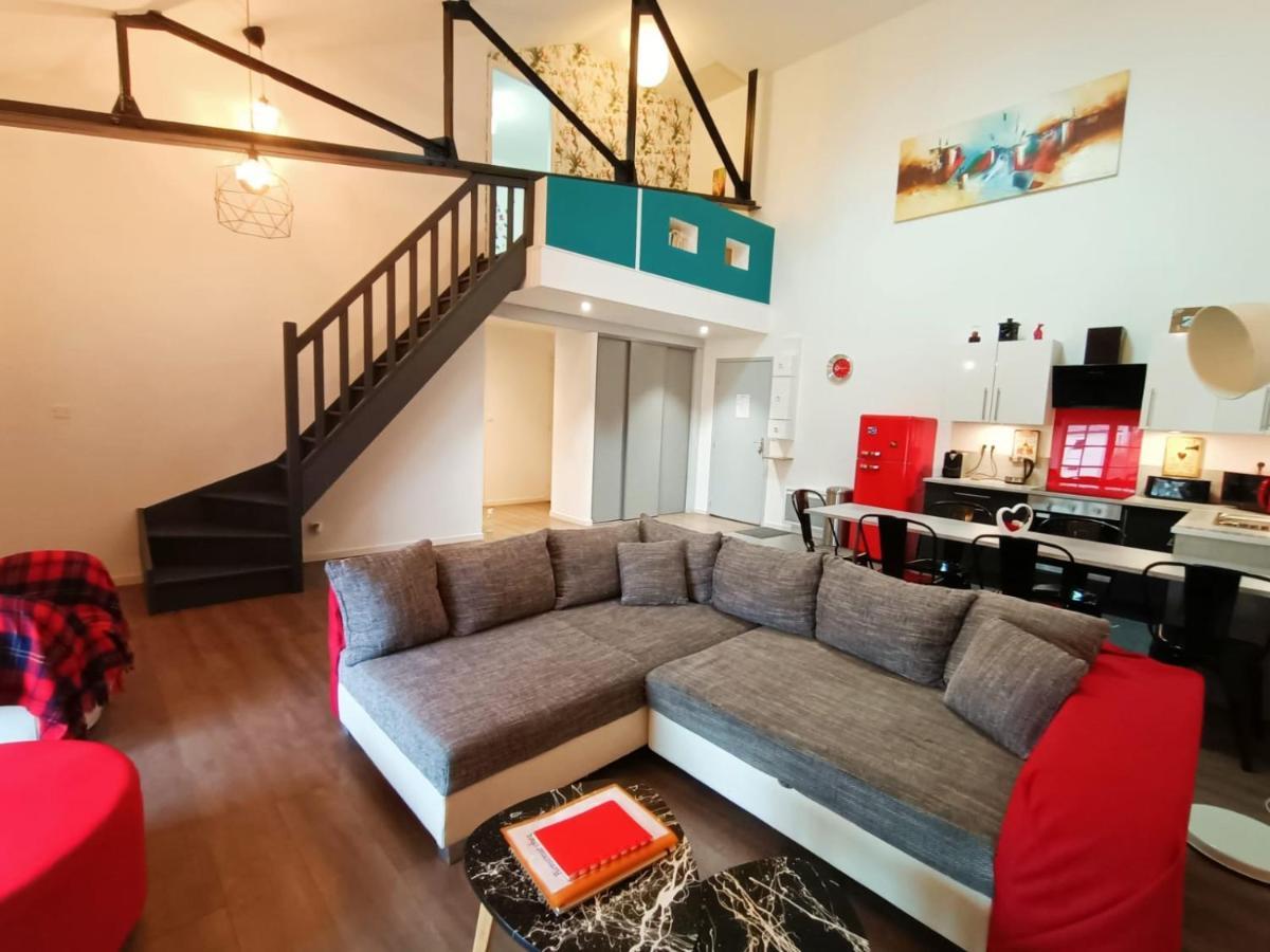 Superbe Appartement Type Loft En Duplex Rue Buat シャロン・アン・シャンパーニュ エクステリア 写真